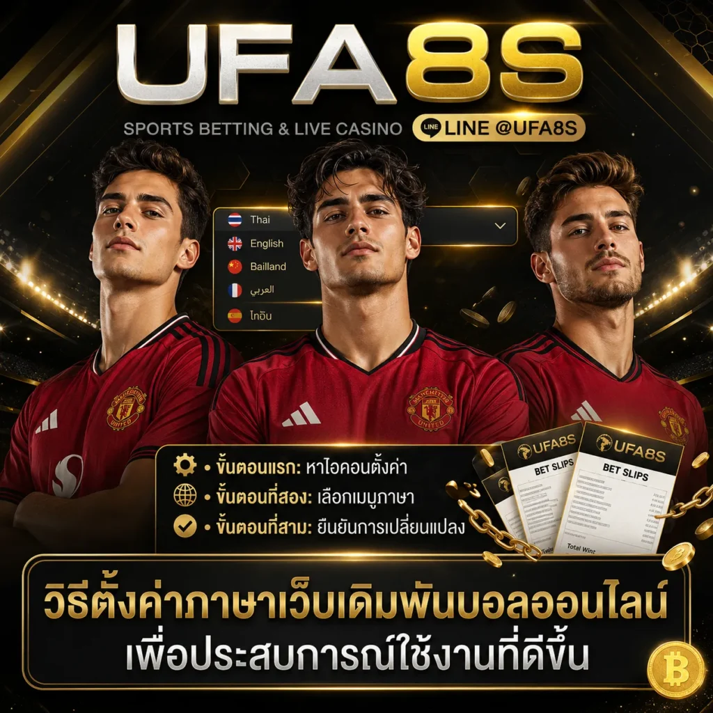 วิธีเปลี่ยนภาษา UFABET
